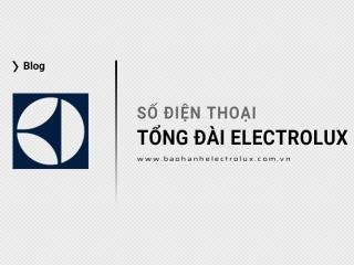 Tổng Đài Electrolux: Hỗ Trợ Khách Hàng 24/7 | Bảo Hành & Sửa Chữa
